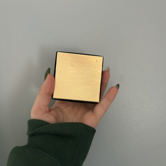 Genuine Diamond Dust Gold Toned Clip On Earrings Vintage Teardrop 90s Van Doran - Picture 2 of 6